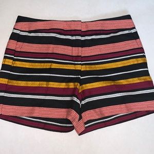Ann Taylor Black and Orange Shorts Sz 4